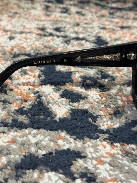 Karen Walker ‘Northern Lights’ Cat-Eye Sunglasses in Black w/ Case main image 14